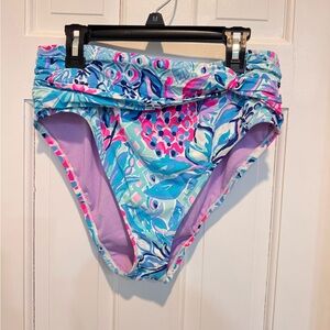 Lilly Pulitzer Yarrow Party Princess High-Waisted Bikini Bottoms